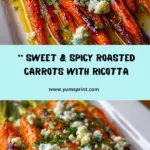 Roasted Carrots with Whipped Ricotta and Hot Honey Recipe