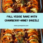 arsnip Bake with Cranberry-Honey Drizzle Recipe
