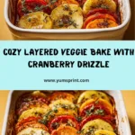 arsnip Bake with Cranberry-Honey Drizzle Recipe