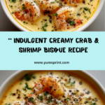 Creamy Crab and Shrimp Seafood Bisque Recipe