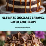 Decadent Chocolate Caramel Layer Cake Recipe
