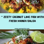 Coconut Lime Fish with Mango Salsa Recipe