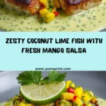Coconut Lime Fish with Mango Salsa Recipe