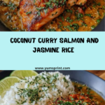 Coconut Curry Salmon with Jasmine Rice Recipe