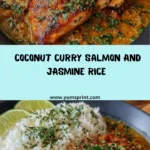 Coconut Curry Salmon with Jasmine Rice Recipe