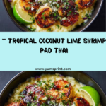 Coconut Lime Shrimp Pad Thai Recipe