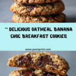 Oatmeal Banana Chocolate Breakfast Cookies Recipe