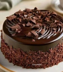 One-Layer Chocolate Ganache Cake Recipe