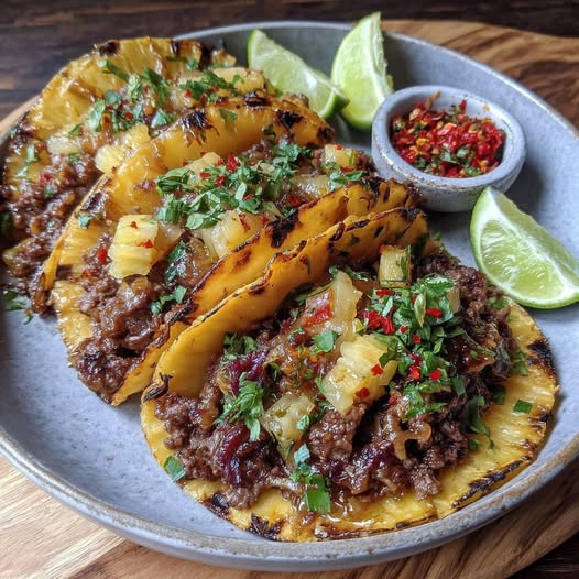 Spicy Pineapple Beef Tacos Recipe 2 Spicy Pineapple Beef Tacos Recipe - Recipe Image