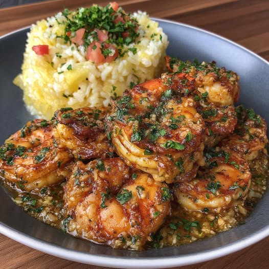 Coconut Curry Shrimp with Pineapple Rice Recipe