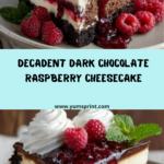 Dark Chocolate Raspberry Cheesecake Recipe