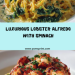 Lobster Alfredo with Spinach Recipe