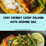 Coconut Curry Salmon with Jasmine Rice Recipe