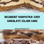 Chocolate Eclair Cake (Karpatka) Recipe