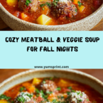 Hearty Meatball and Vegetable Soup Recipe