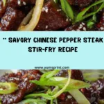 Chinese Pepper Steak with Onions Recipe