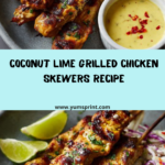 Coconut Lime Grilled Chicken Skewers Recipe