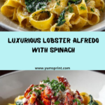 Lobster Alfredo with Spinach Recipe