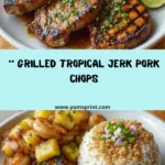 Tropical Jerk Pork Chops Recipe