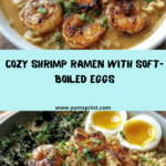 Shrimp Ramen with Soft-Boiled Egg Recipe
