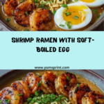 Shrimp Ramen with Soft-Boiled Egg Recipe