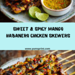 Mango Habanero Chicken Skewers Recipe