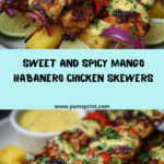 Mango Habanero Chicken Skewers Recipe