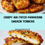 Air Fryer Parmesan Crusted Chicken Tenders Recipe