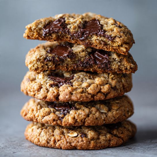 Oatmeal Banana Chocolate Breakfast Cookies Recipe 2 Oatmeal Banana Chocolate Breakfast Cookies Recipe - Recipe Image