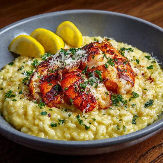 Lemon Butter Lobster Risotto Recipe