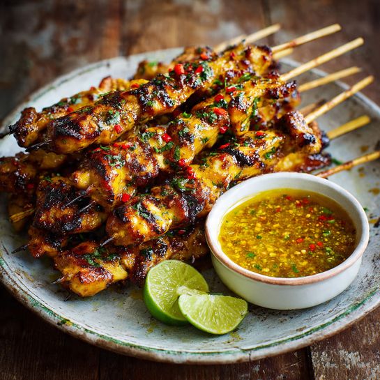Mango Habanero Chicken Skewers Recipe