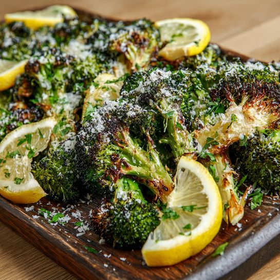 Crispy Parmesan Roasted Broccoli Recipe 2 Crispy Parmesan Roasted Broccoli Recipe - Recipe Image
