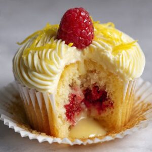 Raspberry Lemon Heaven Cupcakes Recipe