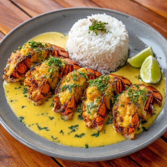 Coconut Lime Grilled Lobster Recipe - Recipe Image