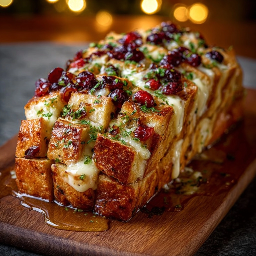Cranberry Brie Honey Sourdough Pull-Apart Bread Recipe 3 Cranberry Brie Honey Sourdough Pull-Apart Bread Recipe - Recipe Image