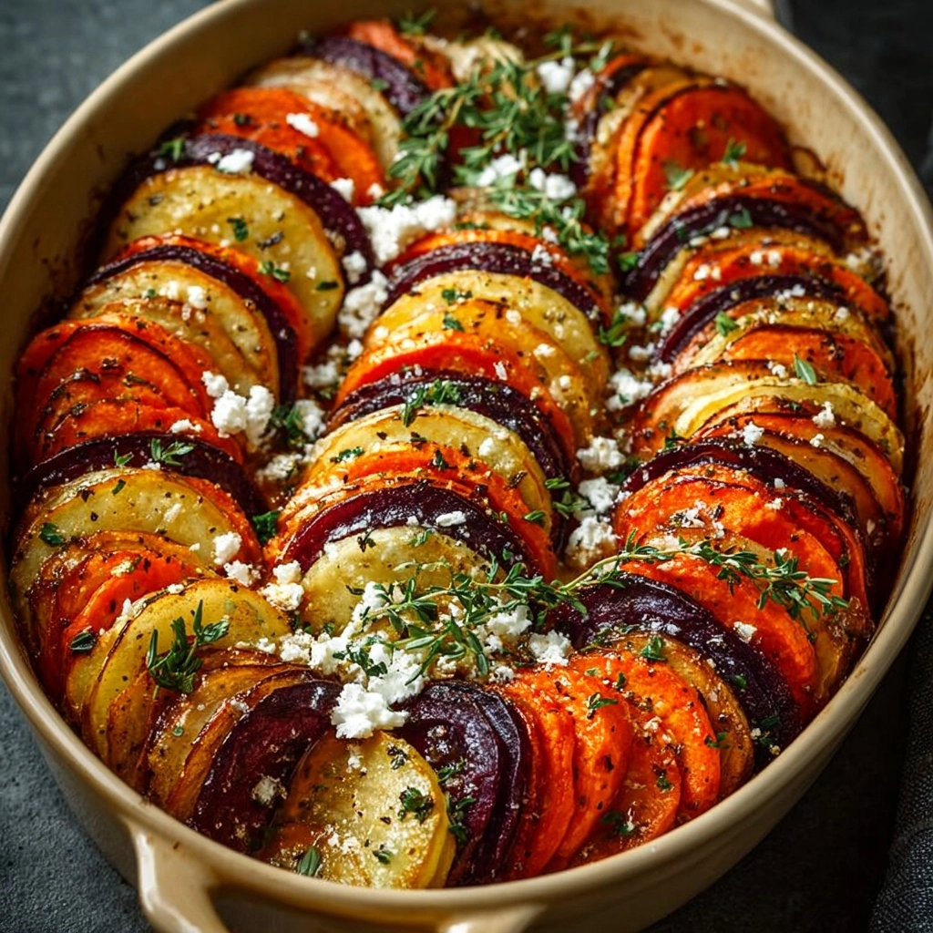 & Carrot Bake with Maple-Cranberry Glaze Recipe