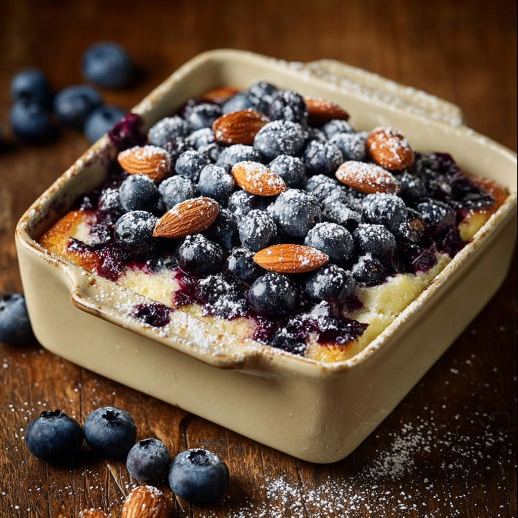 Blueberry Almond Ricotta Breakfast Bake Recipe