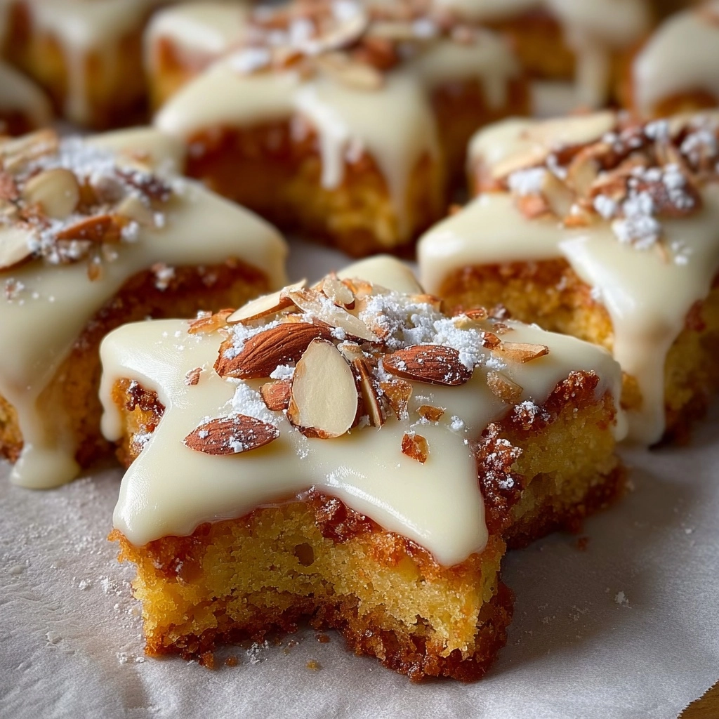 Orange Almond White Chocolate Star Shortbread Recipe - Recipe Image