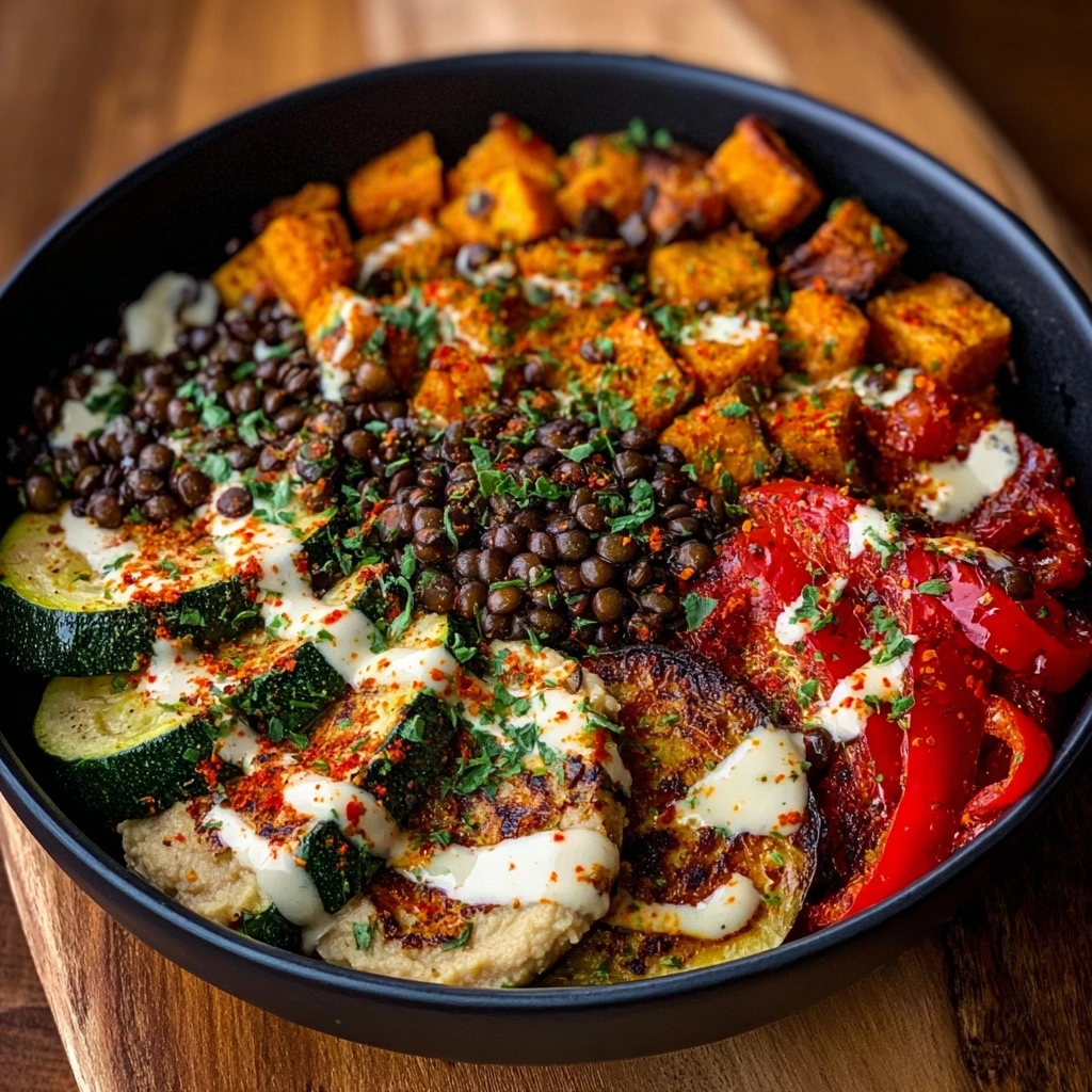 Harmony Bowl with Creamy Tahini Drizzle Recipe
