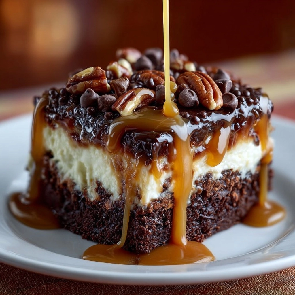 Chocolate Caramel Dump Cake Recipe