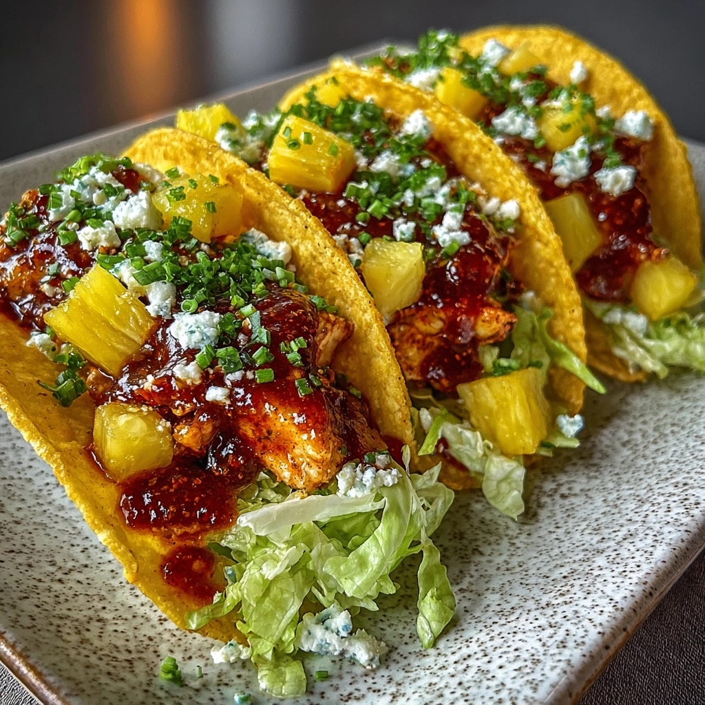 cken Crunch Tacos with Hot Honey Drizzle Recipe