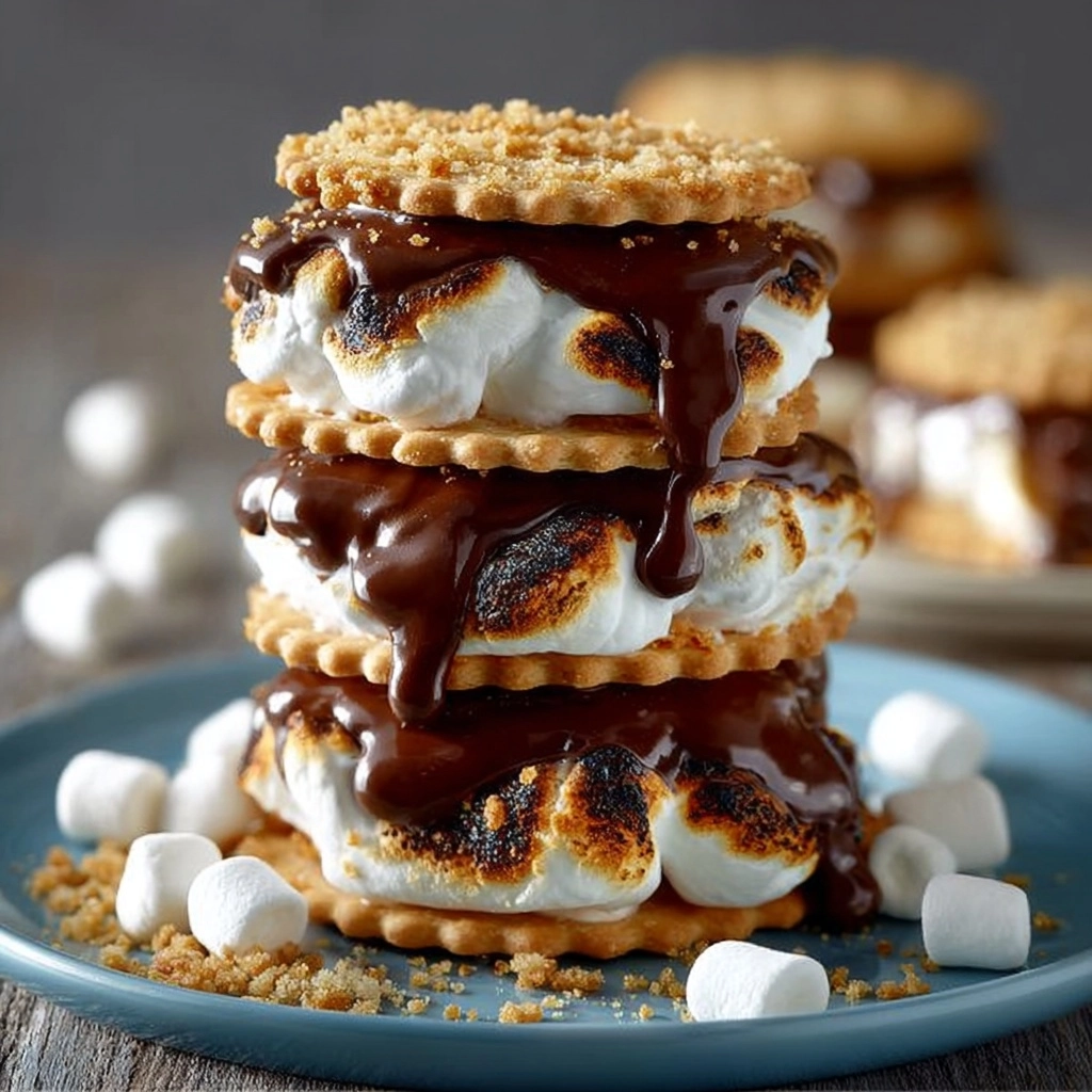 S’mores Cracker Cookies Recipe - Recipe Image