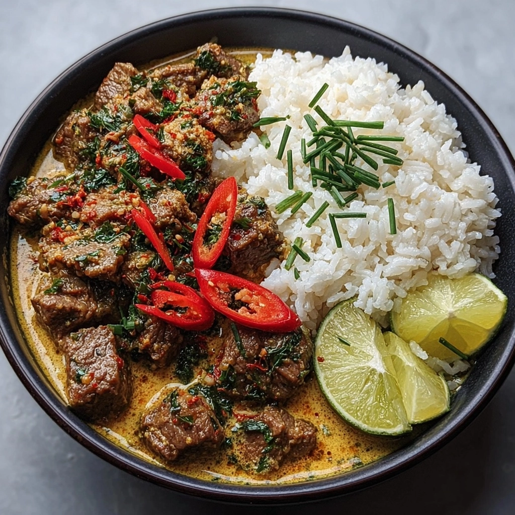 Coconut Mango Thai Beef Curry Recipe