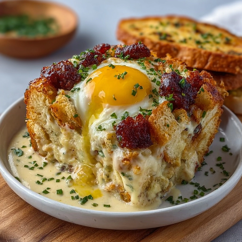 Everything Bagel Breakfast Casserole Recipe - Recipe Image