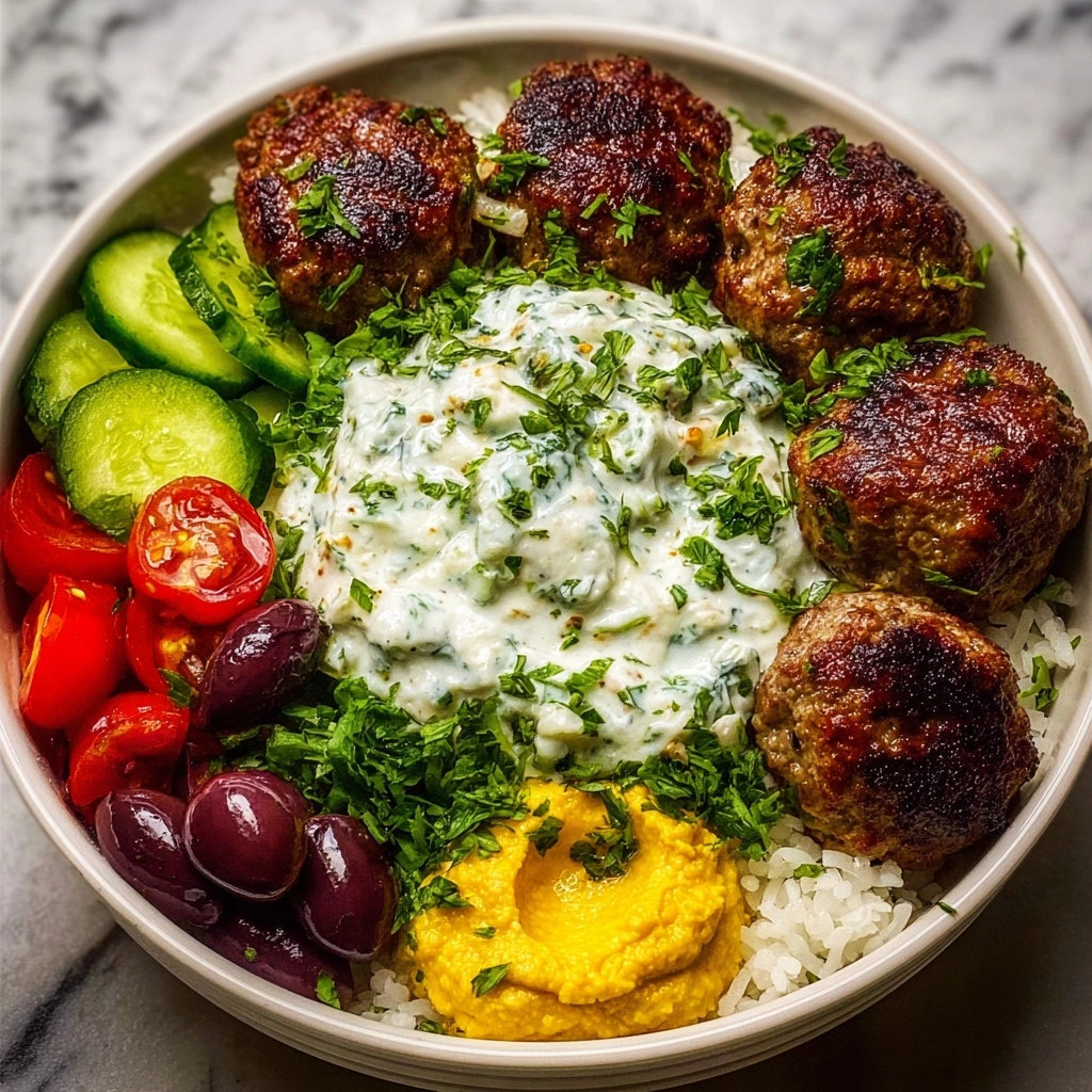 Rice Bowl with Tzatziki & Fresh Veggies Recipe - Recipe Image