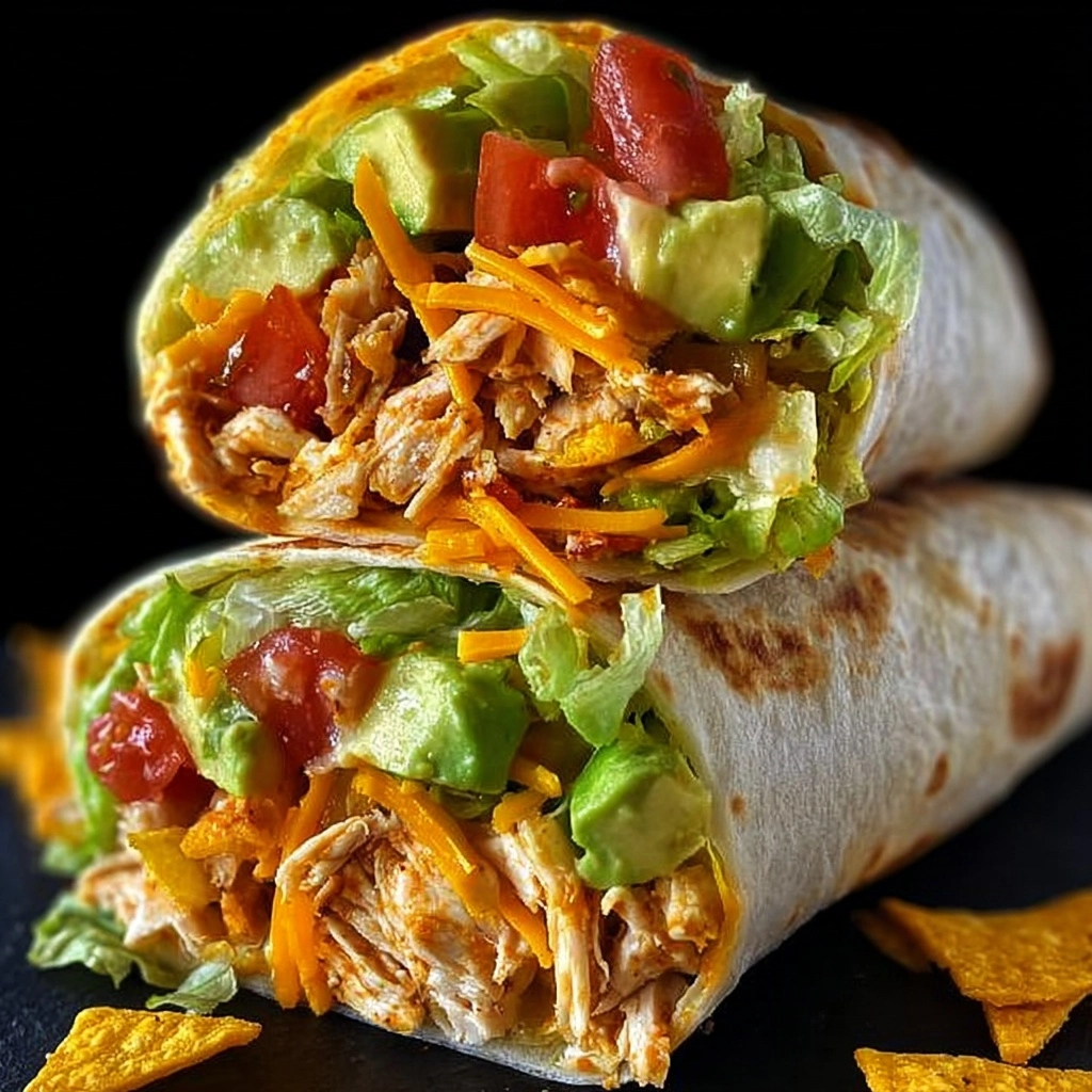 Crunchy Southwestern Chicken Wrap Recipe 2 Crunchy Southwestern Chicken Wrap Recipe - Recipe Image
