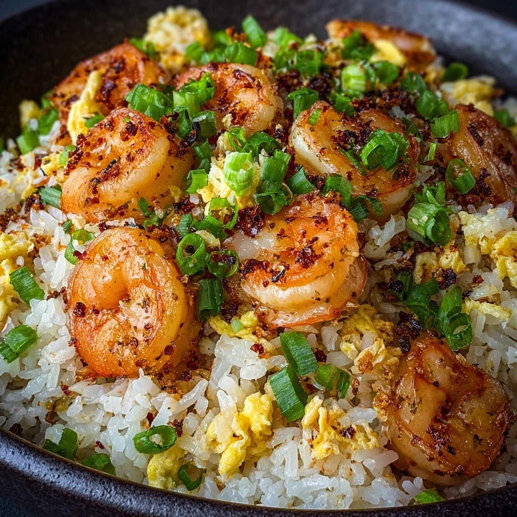 Garlic Shrimp Shirataki Fried Rice Recipe