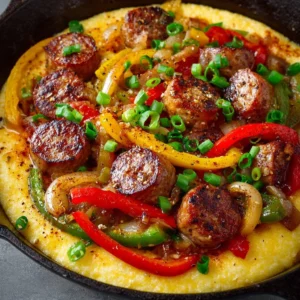 Southern Breakfast Skillet with Grits & Scrambled Eggs Recipe