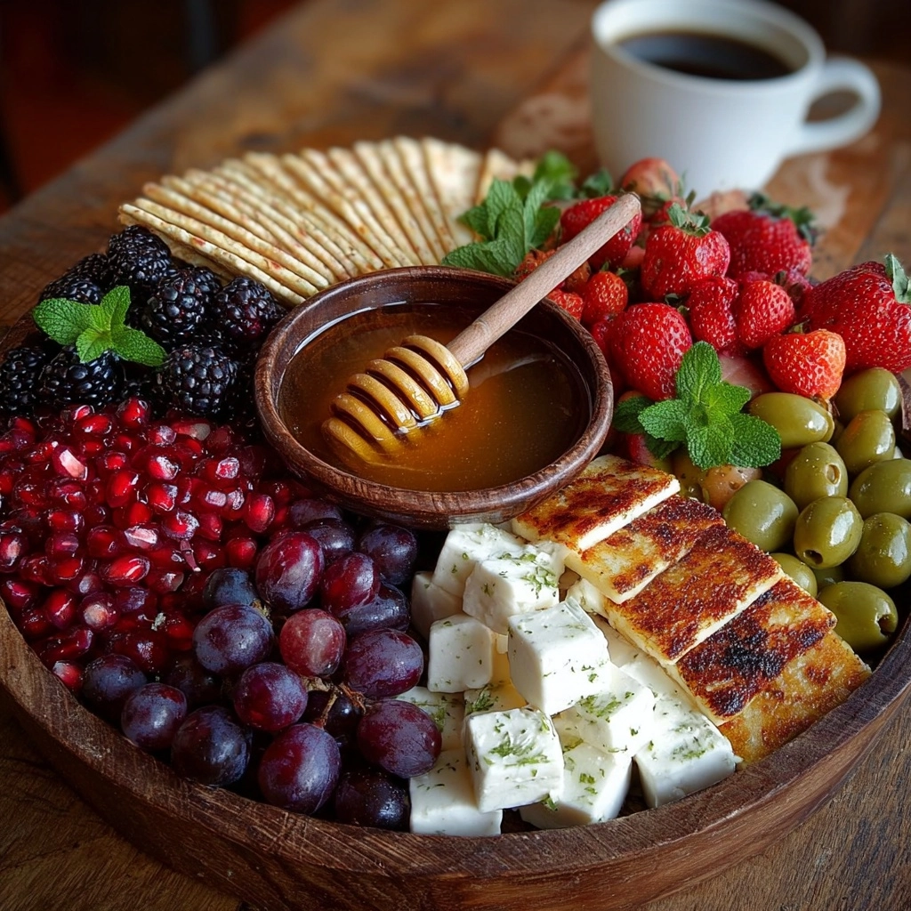 Mediterranean Mezze Tapas Cheese & Fresh Fruit Table Recipe 3 Mediterranean Mezze Tapas Cheese & Fresh Fruit Table Recipe - Recipe Image