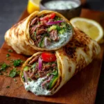 Lemon Dijon Chicken Orzo Bowl with Garlic Whipped Feta Recipe